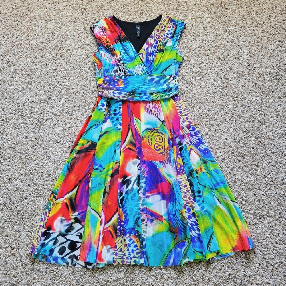 Beautiful Elana Kattan Flare Dress Size 12/14, Worn Once